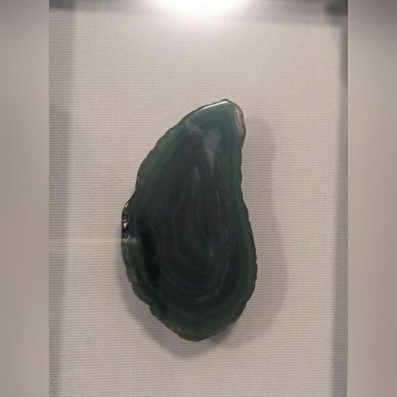 Dyed Blue Geode Slide Shadowbox Framed Art - Picture 3 of 9